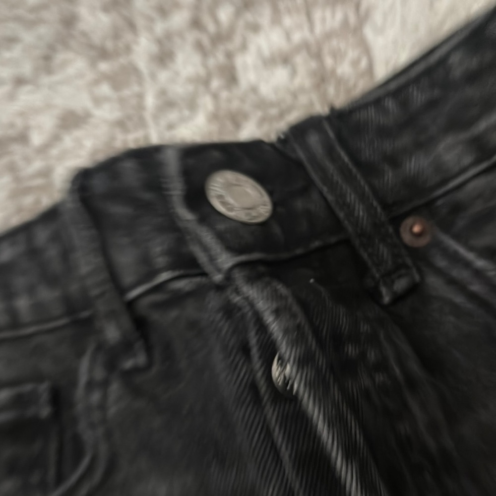 ZARA Black Denim Women's Shorts - Picture 11 of 11